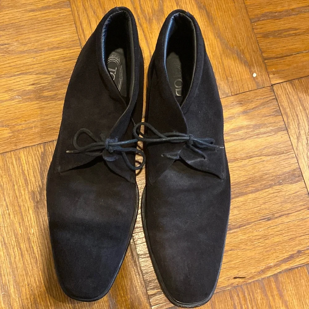 Tod’s lace up boots Size 9 1/2 Black